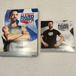 Beachbody 22 Minute Hard Corps  2 DVDS, Booklets & Bonus Special Ops DVD Added